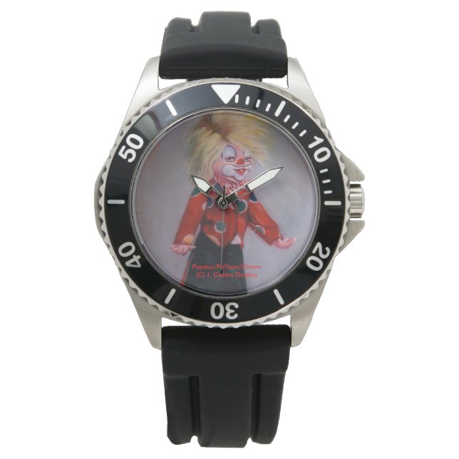 Payaso/Pallaso/Clown Horloge (Voorkant)