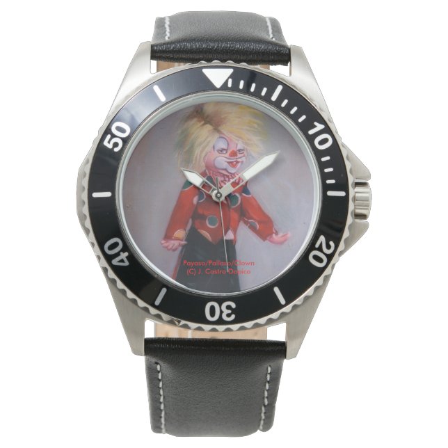 Payaso/Pallaso/Clown Horloge (Voorkant)