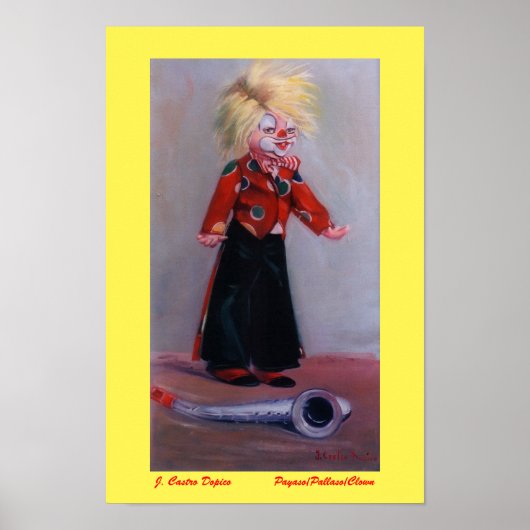 Payaso/Pallaso/Clown Poster (Voorkant)