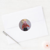 Payaso/Pallaso/Clown Ronde Sticker (Envelop)