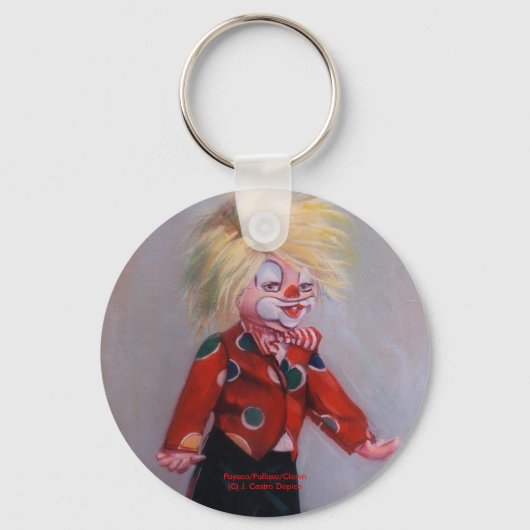 Payaso/Pallaso/Clown Sleutelhanger (Voorkant)