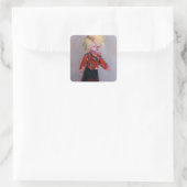 Payaso/Pallaso/Clown Vierkante Sticker (Tas)