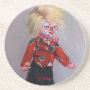 Payaso/Pallaso/Clown Zandsteen Onderzetter