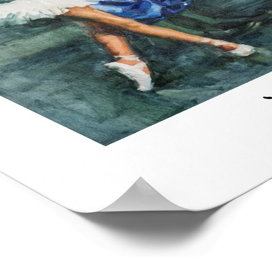 Payaso y Bailarina, by Ruiperez Poster (Hoek)