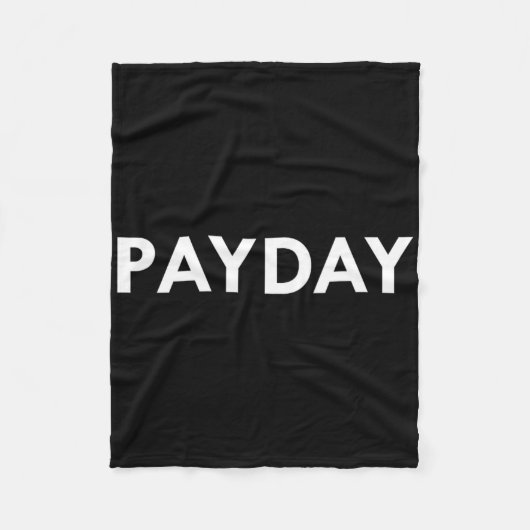 Payday Boxing Mma Grappig Fleece Deken (Voorkant)