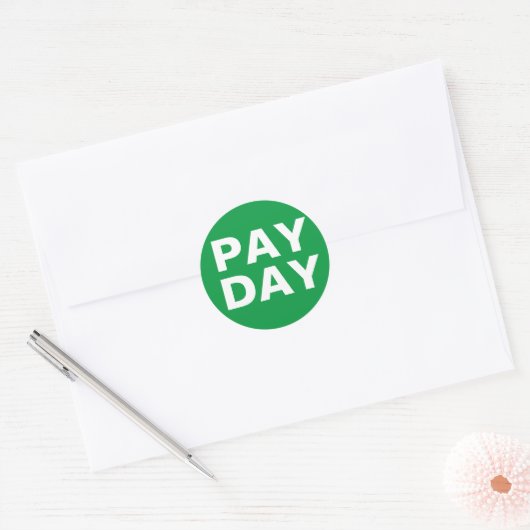 Payday Calendar Stickers (Envelop)