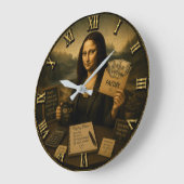 Payday Funny Mona Lisa Gift for Coworkers Grote Klok (Hoek)