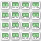 Payday Paycheck Planner Financiering Tracker Plann Sticker (Voorkant)