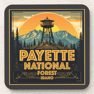 Payette National Forest, Idaho Bier Onderzetter