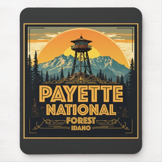 Payette National Forest, Idaho Muismat (Voorkant)