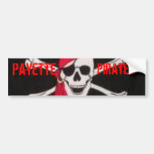 Payette Pirate bumpersticker (Voorkant)