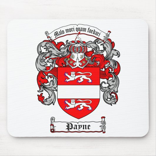 Payne Coat of Arms - Muismat (Voorkant)