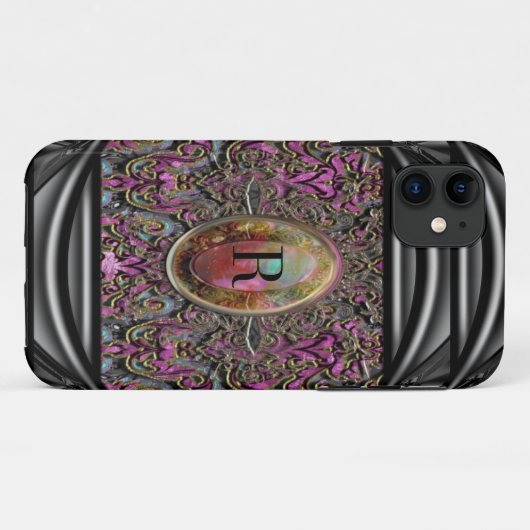 Paynemilder Beauful Chic Monogram Case-Mate iPhone Case (Achterkant (horizontaal))