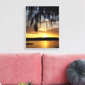 Paynes Prairie Florida Sunset Canvas Afdruk (Insitu (Woonkamer))
