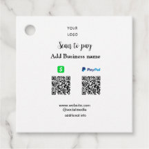 PayPal Cashapp scan om QR te betalen Voeg bedrijfs