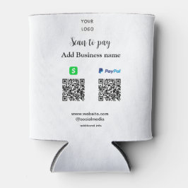 PayPal Cashapp scan om QR te betalen Voeg bedrijfs Blikjeskoeler