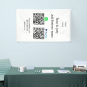 PayPal Cashapp scan om QR te betalen Voeg bedrijfs Spandoek (Beurs)