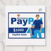PayPal Giveaway $1000 Bedankjes Labels (Achterkant)