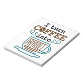 Payroll Clerk ik maak van koffie een loonrol Notitieblok (Linkerzijde)