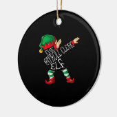 Payroll Elf Kerstmis Payroll Clerk Manager Keramisch Ornament (Links)