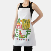 Payroll Elf met Kerstmis Clerk Schort (Insitu)