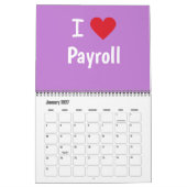 Payroll is mijn leven Vrouw manager Kantoor Kalender (Jan 2027)