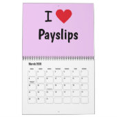 Payroll is mijn leven Vrouw manager Kantoor Kalender (Mar 2026)