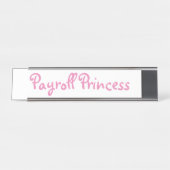 Payroll Princess Specialist Payroll Clerk Bureau Naambordje (Voorkant)