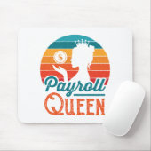 Payroll Queen Clerk Specialist Manager Vrouwen Muismat (Met muis)