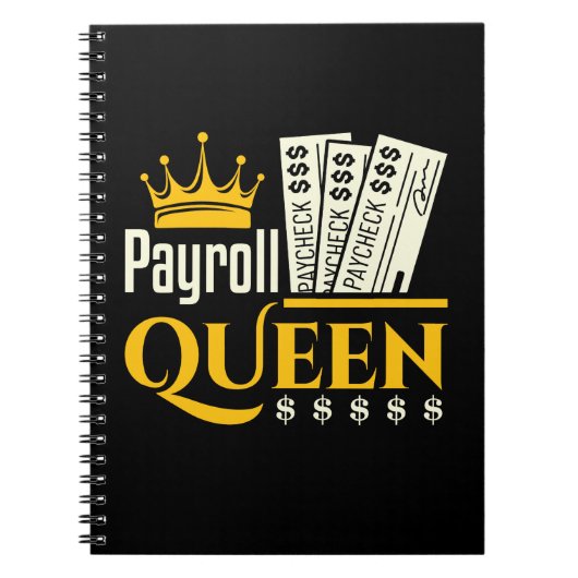 Payroll Queen Notitieboek (Voorkant)