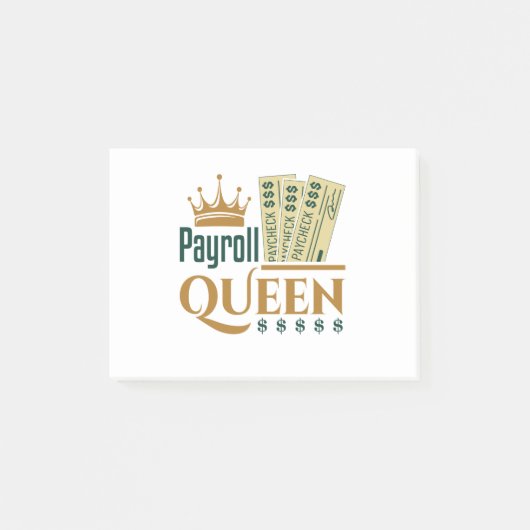 Payroll Queen Post-it® Notes (Voorkant)