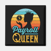 Payroll Queen Vrouwen Magneet (Voorkant)