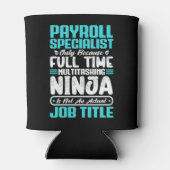 Payroll Specialist Functie Titel Beroep Vaardighed Blikjeskoeler (Achterkant)