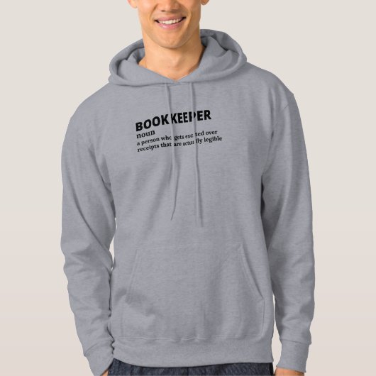 Payroll Specialist Grappige Definitie Hoodie (Voorkant)