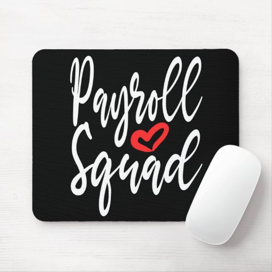 Payroll Specialist Squad Funny Gift Muismat (Met muis)