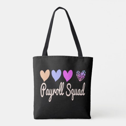 Payroll Specialist Squad Tote Bag (Achterkant)