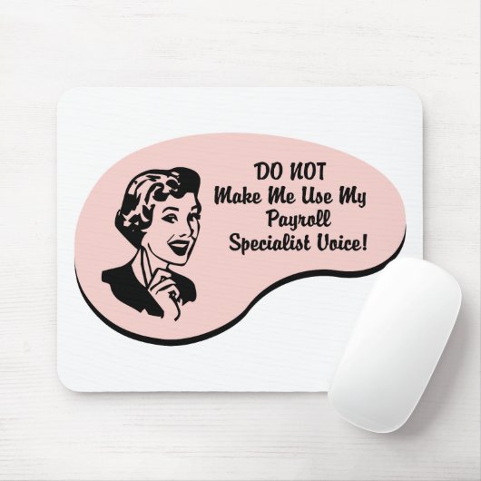 Payroll Specialist Voice Muismat (Met muis)