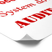 Payroll Swear Words Funny Annoying Terms Kantoor Poster (Hoek)