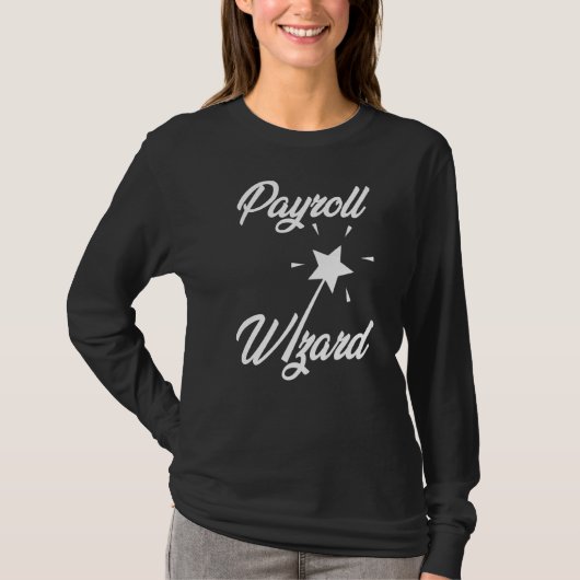 Payroll Wizard Kantoor Professioneel menselijk pot T-shirt (Voorkant)