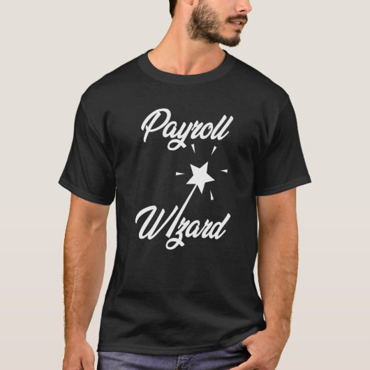 Payroll Wizard Kantoor Professioneel menselijk pot T-shirt (Voorkant)