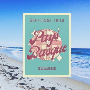 Pays Baskenland Frankrijk vakantie retro Briefkaar Briefkaart
