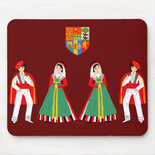 Pays Basque, Aquitaine, Frankrijk Muismat (Voorkant)