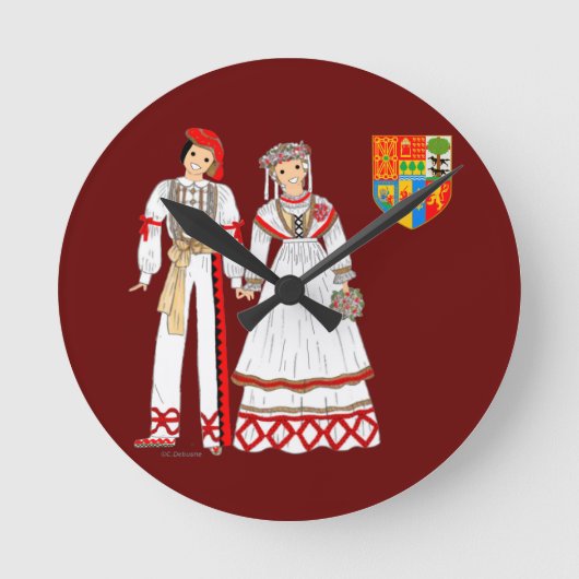 Pays Basque, Aquitaine, Frankrijk Ronde Klok (Voorkant)