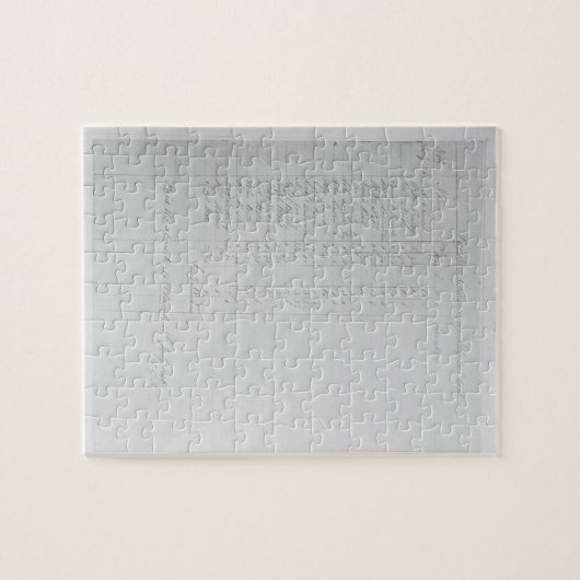 Paysheet, 1851 (pen en inkt op papier) (foto) legpuzzel (Horizontaal)