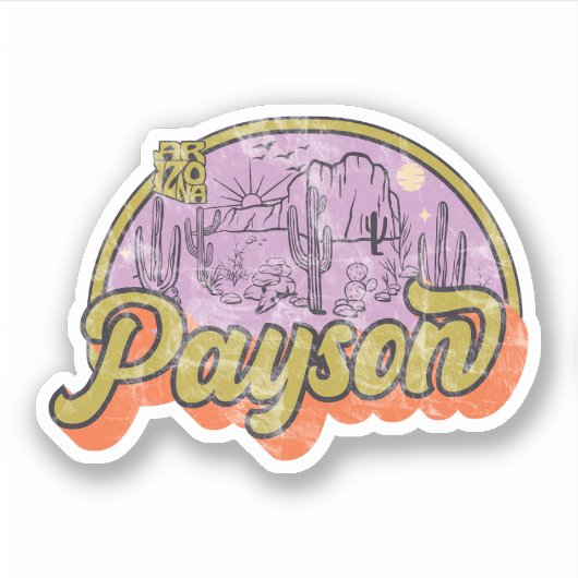 Payson, Arizona Sticker (Voorkant)