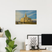 Payson Utah Tempel Schildering™ LDS Muurkunst Post Poster (Thuiskantoor)
