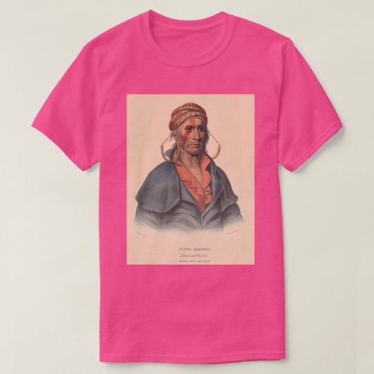 Payta Kootha a Shawnee Warrior 1836 Strong Resilie T-shirt (Design voorkant)