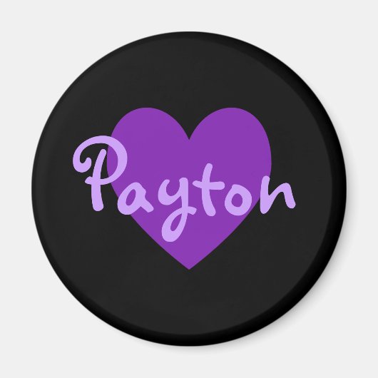 Payton in Paars Magneet (Voorkant)