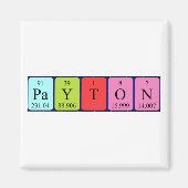 Payton periodieke table name magnet (Voorkant)