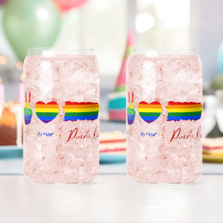 Paz Amor Puerto Rico Blikvorm Glas